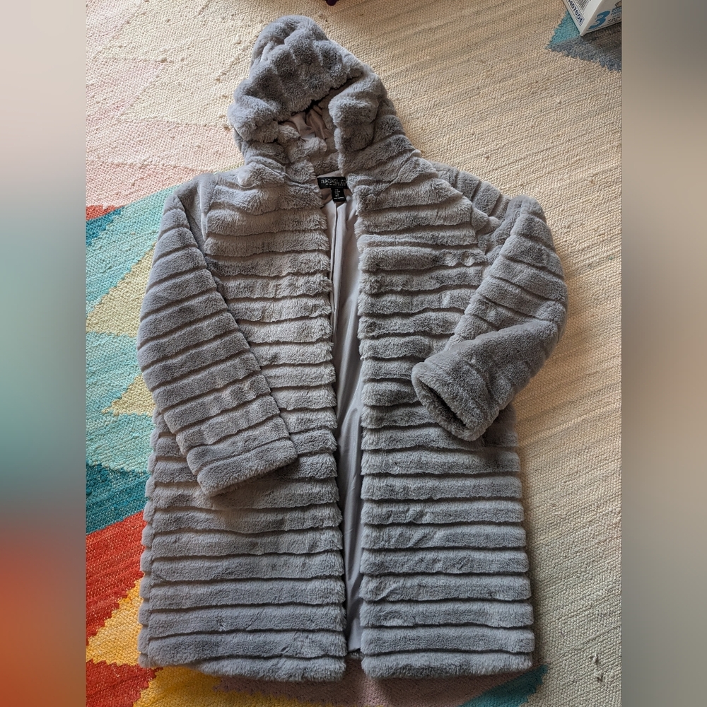 Rachel Zoe Faux Fur Mink Jacket
